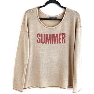 Marled summer sweater women’s size L